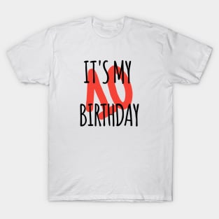 It's My 10th Birthday T-Shirt